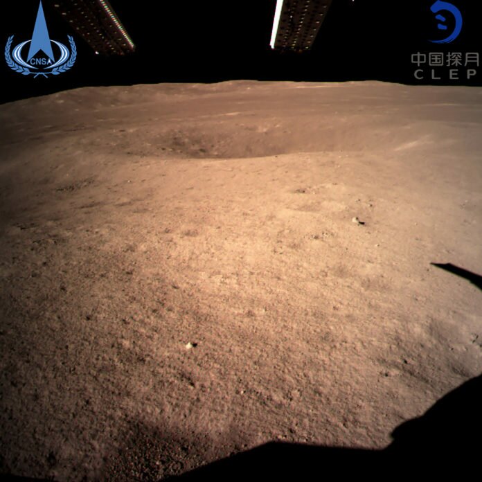 This handout picture taken by the Chang'e-4 probe and released to AFP by China National Space Administration on January 3, 2019 shows an image of the 